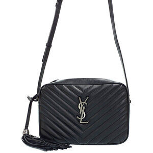 Saint Laurent Quilted Matelasse Paris Lou Camera Chain Shoulder Bag